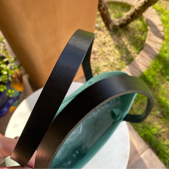 SOLD Portland Leather Goods Mint Smooth Leather Tote - Picture 8 of 16